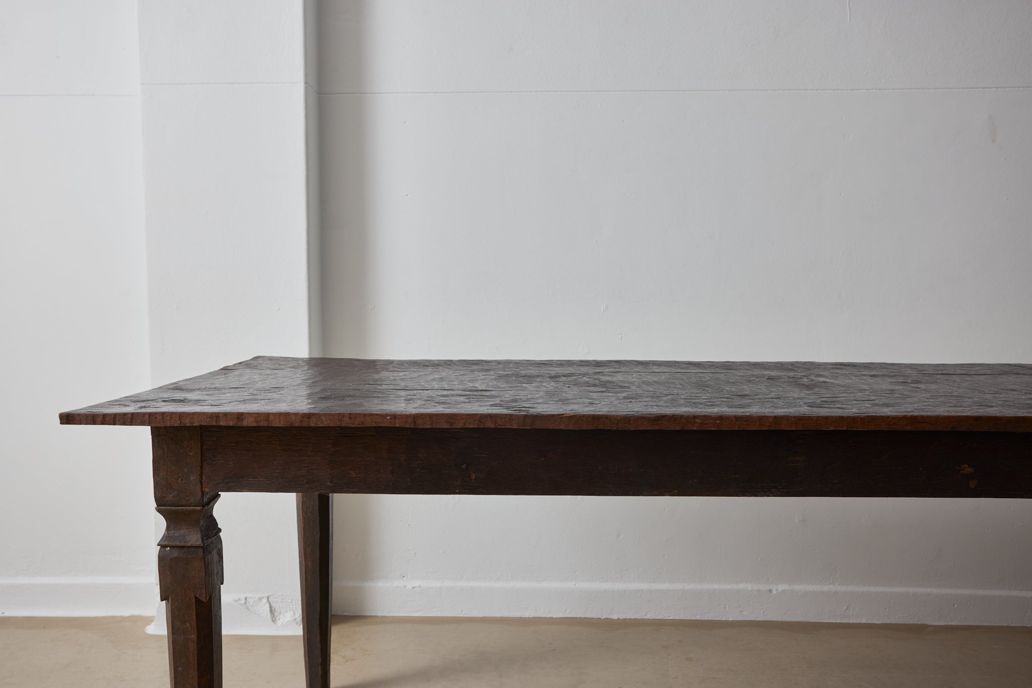 c1930 TEAK hand carved Bojonegoro Indonesia dining table