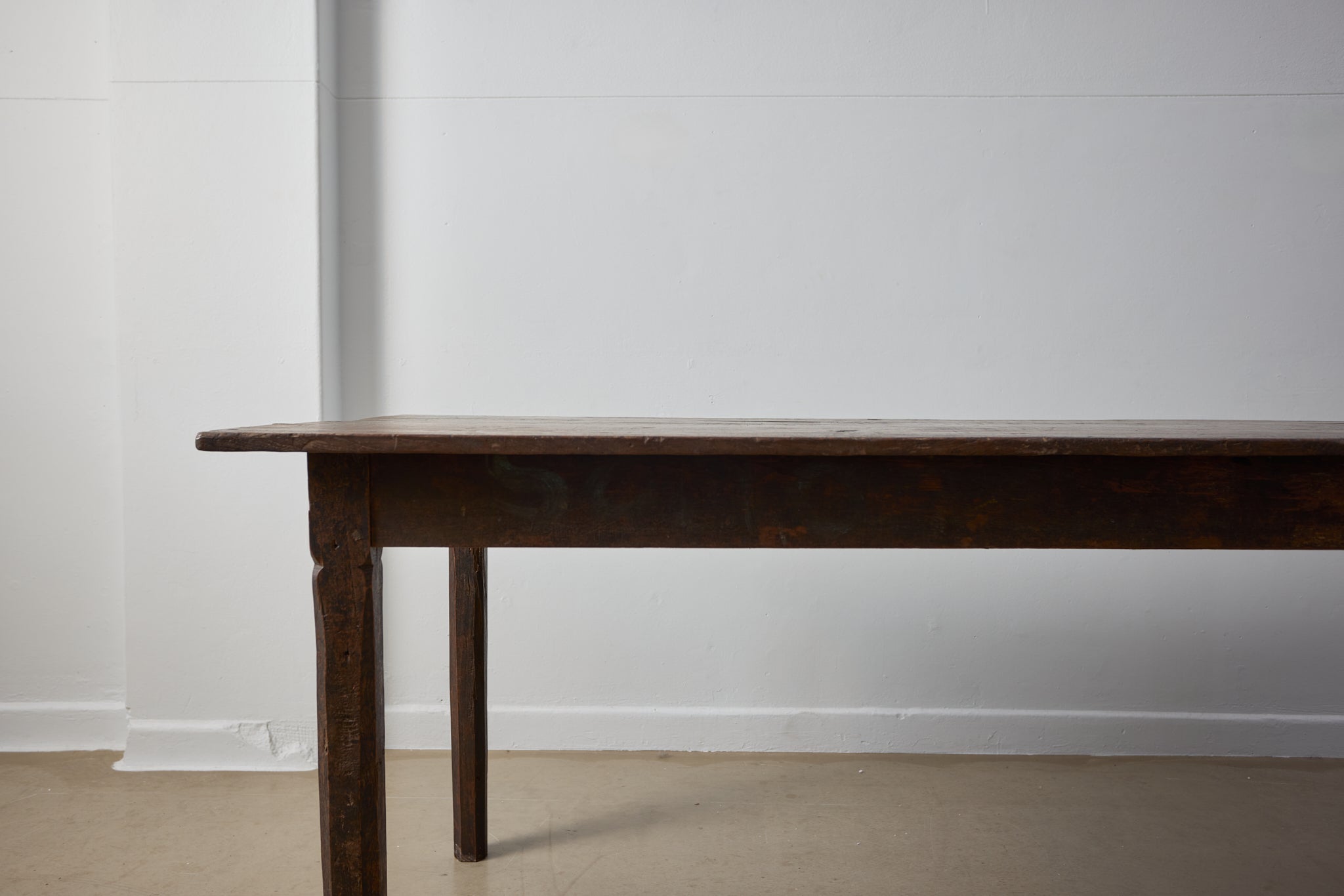 c1930 TEAK hand carved Indonesia dining table