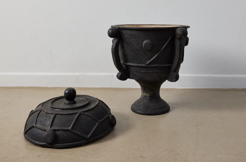 C. 1970 Borneo Rice Vessel Black