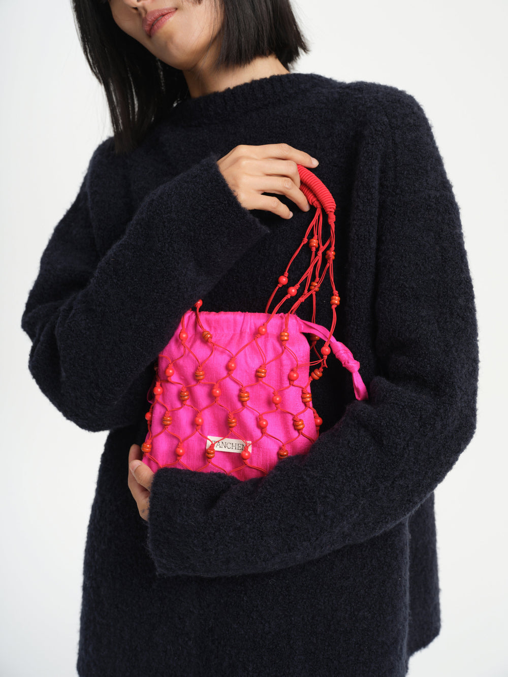 Tanchen - 8/8  Bag - red + red