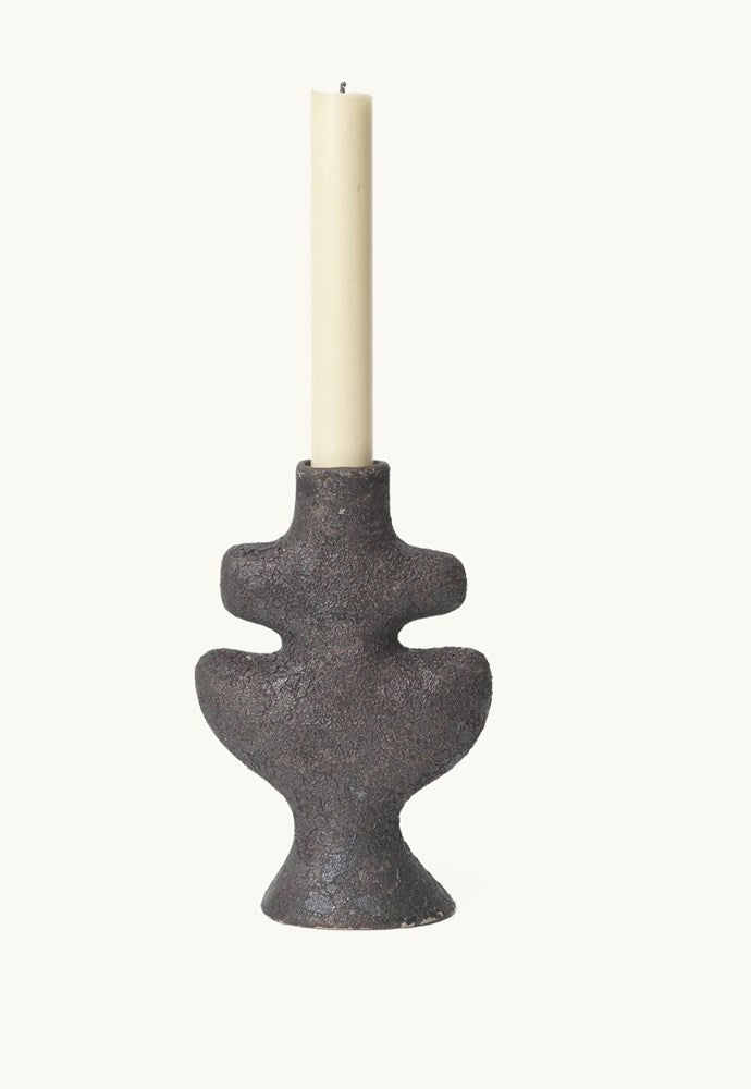 ferm LIVING - Yara Candle Holder, small - Rustic Iron