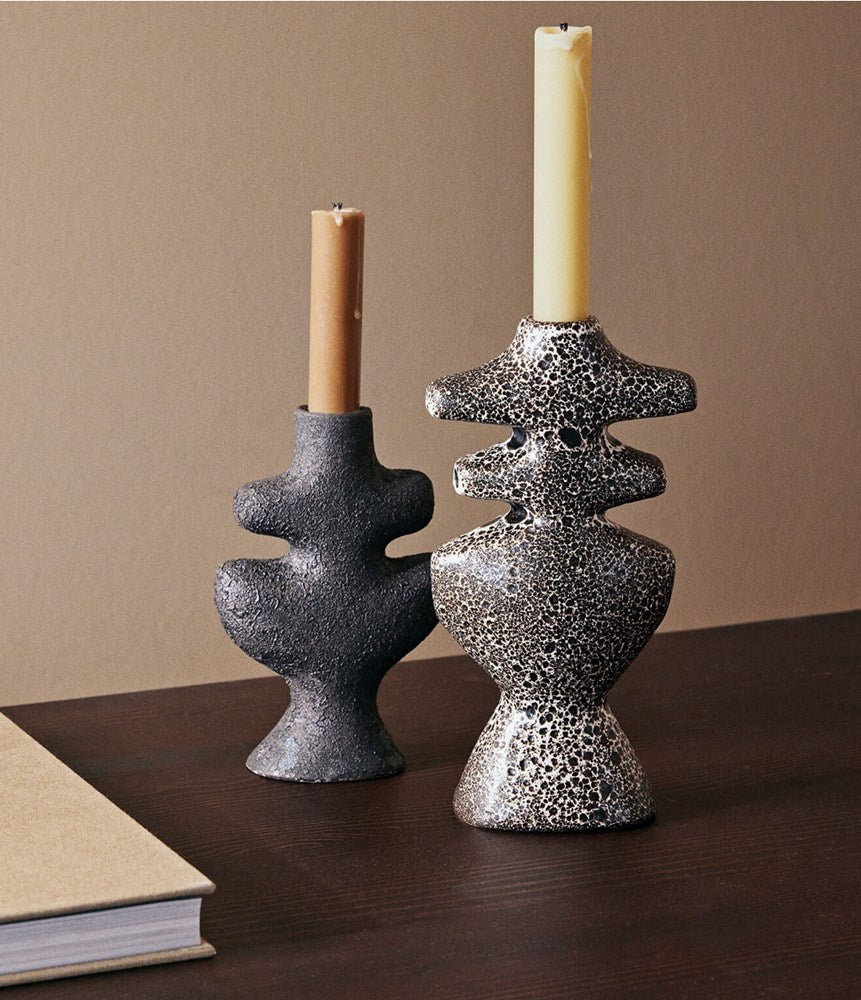 ferm LIVING - Yara Candle Holder, small - Rustic Iron