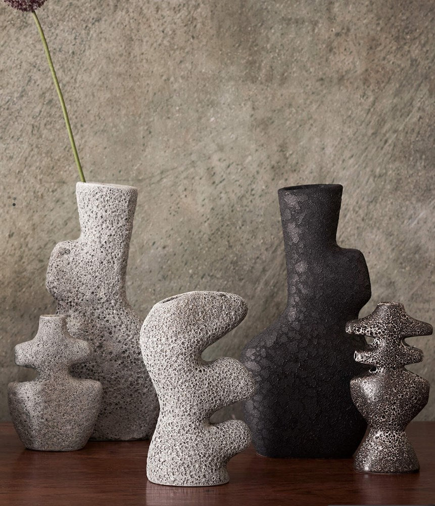 Ferm Living - Yara Vase, small - Grey Pumice