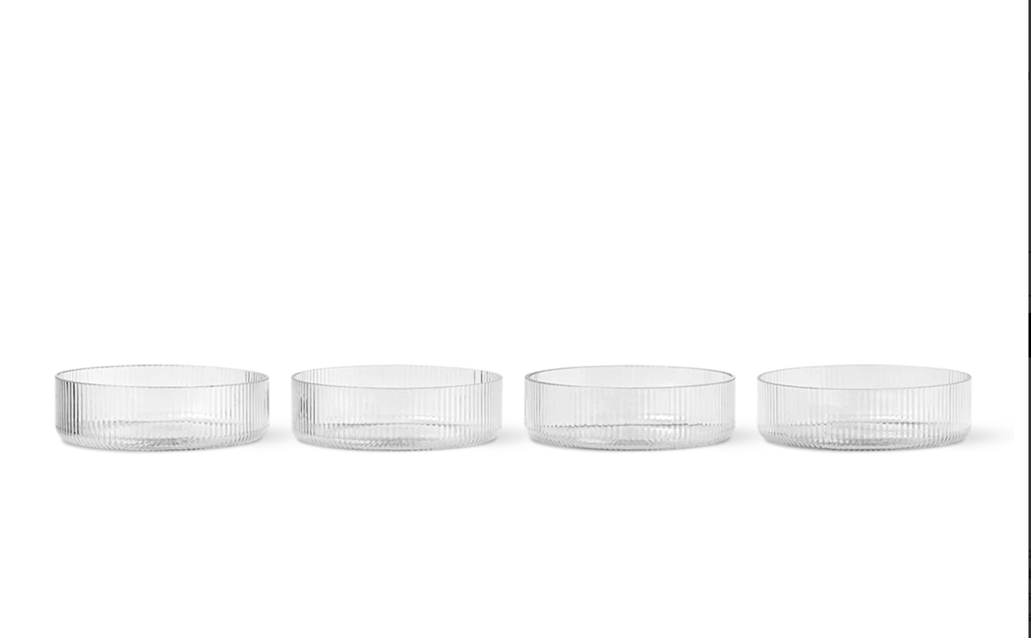 Ferm Living - Ripple Serving Bowls - Set of 4