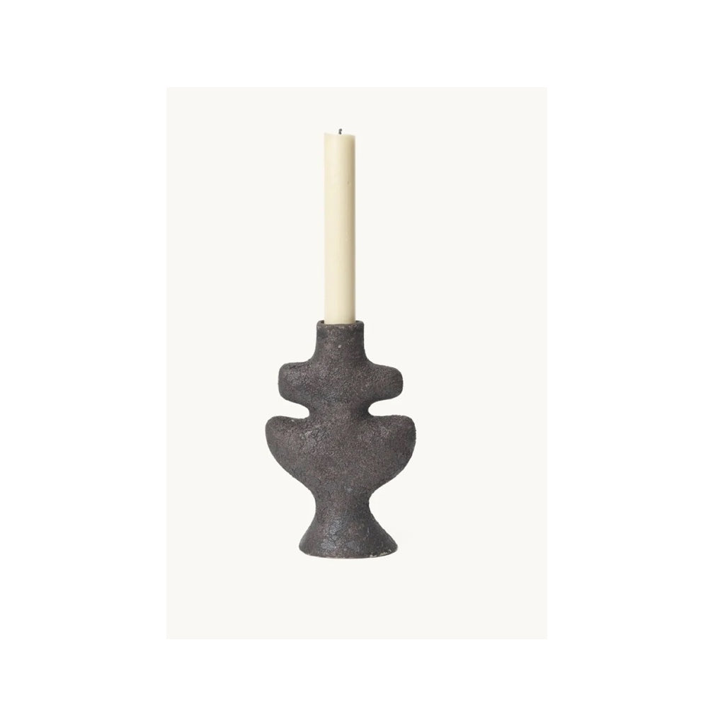 ferm LIVING - Yara Candle Holder, small - Rustic Iron