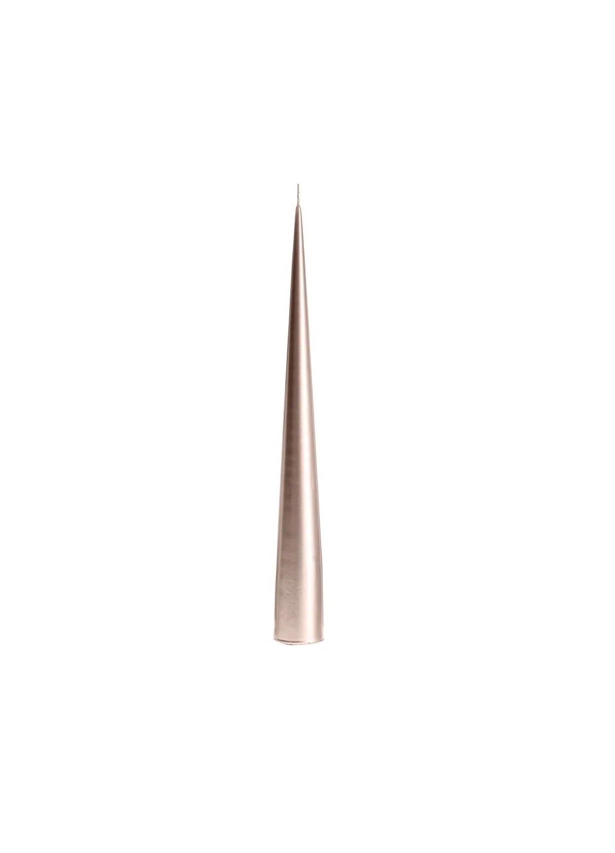 Ester & Erik - Cone Candle 37cm - Champagne Metallic