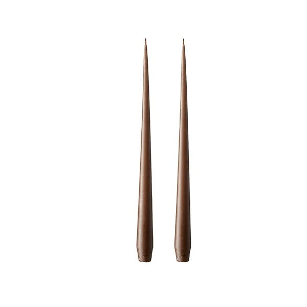 Ester & Erik - Taper Candle 32cm - Hazelnut (pair)